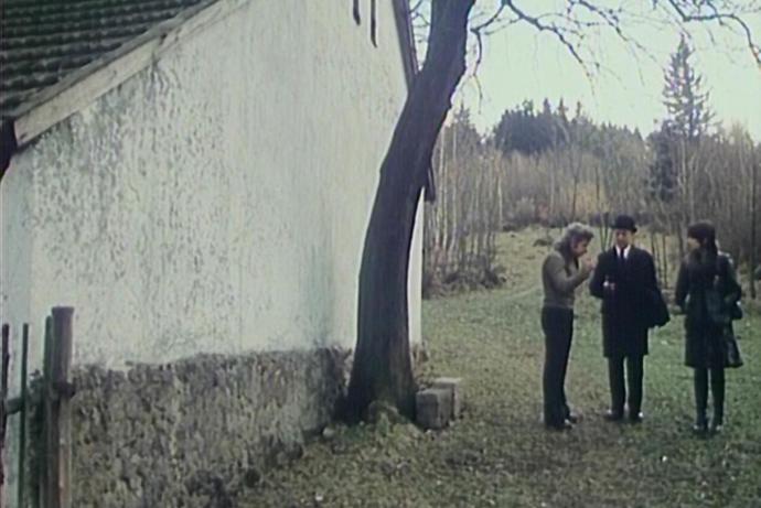 Ikonická chalupa dědy Komárka. 