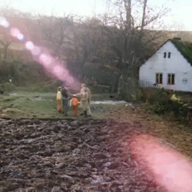 Ikonická chalupa dědy Komárka. 