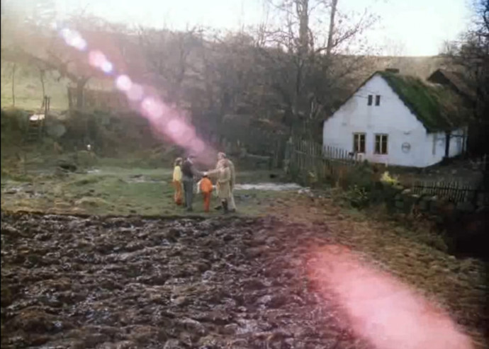 Ikonická chalupa dědy Komárka. 