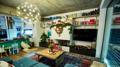 FOTO: Při příchodu k Agátě Hanychové na vás dýchne ta správná vánoční atmosféra.