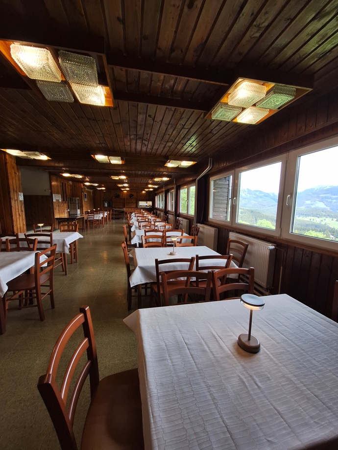 Takhle to vypadá uvnitř penzionu.