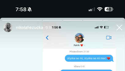 FOTO: Nikola Hezucká píše svému zesnulému manželovi.