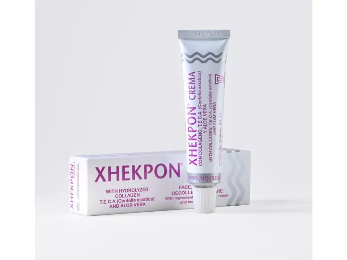 V levnější verzi seženete podobně funkční produkt, který se ale hodí jak na den, tak na noc, a tím je španělský krém Xhekpon. Hlavní složkou je kolagen a cena je více než příznivá vzhledem k méně atraktivnímu balení. My ženy to známe, není to o obalu, ale co je uvnitř. Cena je 299 Kč a doporučuji zkouknout i další produkty značky. 