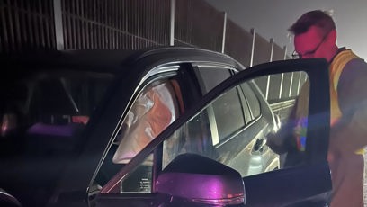 FOTO: Následky autonehody Davida Matáska.