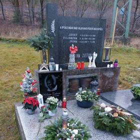 Místo posledního odpočinku Heleny Zeťové.