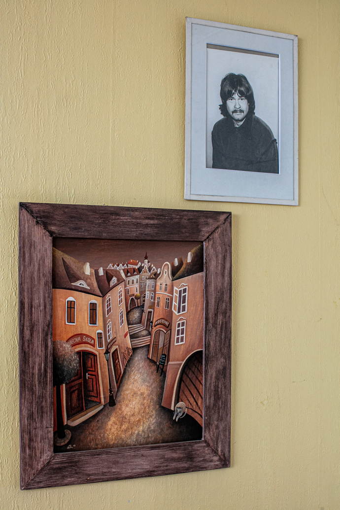 Svatební dar, obraz staré Prahy