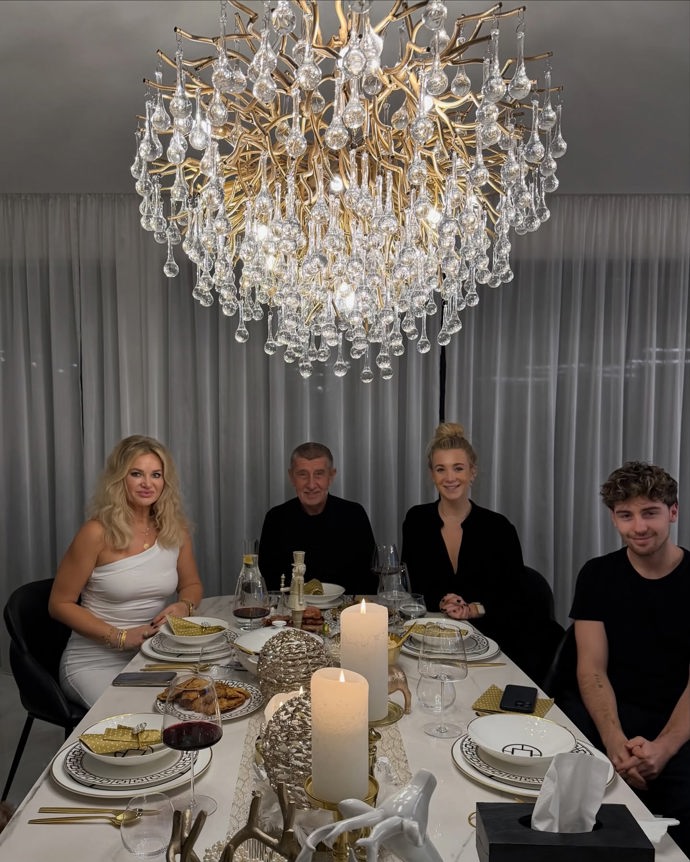 Andrej Babiš a Monika Babišová slavili vánoce spolu.
