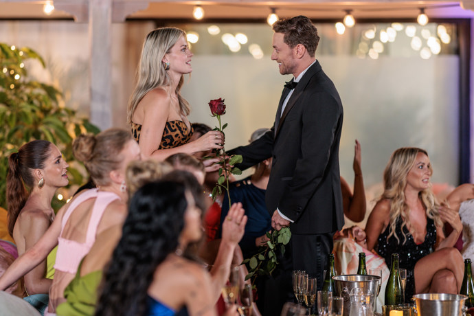 Martin Dubovický předal svou první růži v show právě Pavlínce.