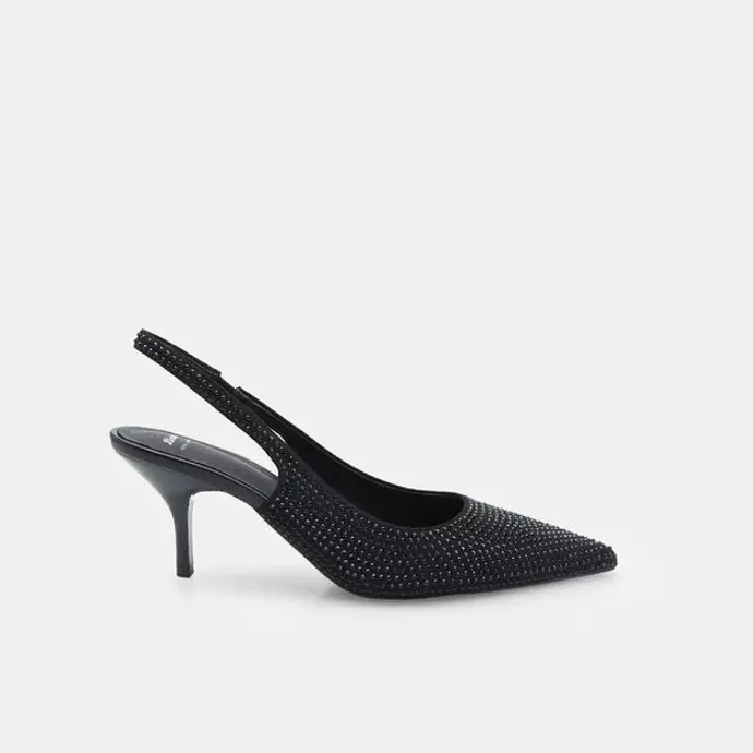 Slingback lodičky na podpatku do špičky, Baťa, 1299 Kč