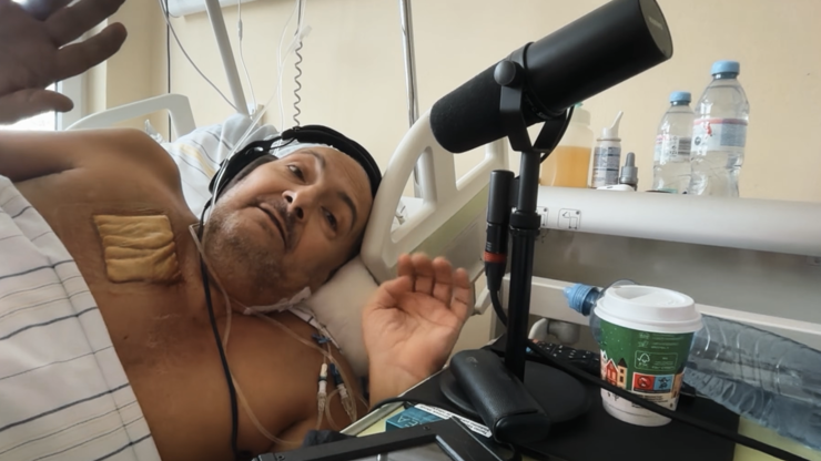 Patrik Hezucký se ukázal na videu z nemocnice.