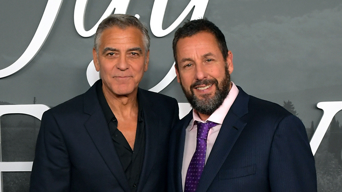 Jay Kelly, George Clooney, Adam Sandler