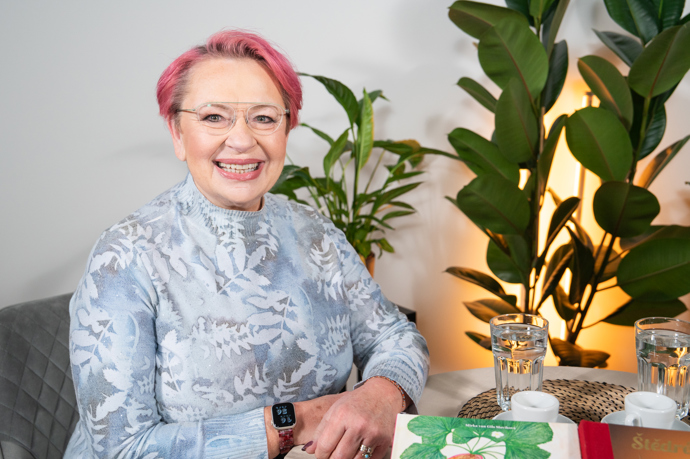 Pozvání do talkshow Na kafeečko přijala cukrářka Mirka van Gils Slavíková. 