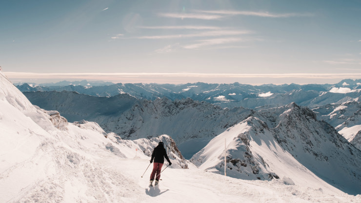 Resort Mölltaler Gletscher nabízí lyžařům neskutečný zážitek.