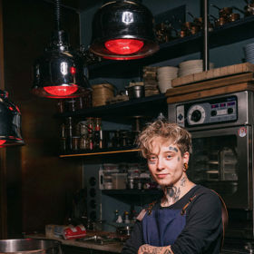 Ave v restauraci Jana Punčocháře.