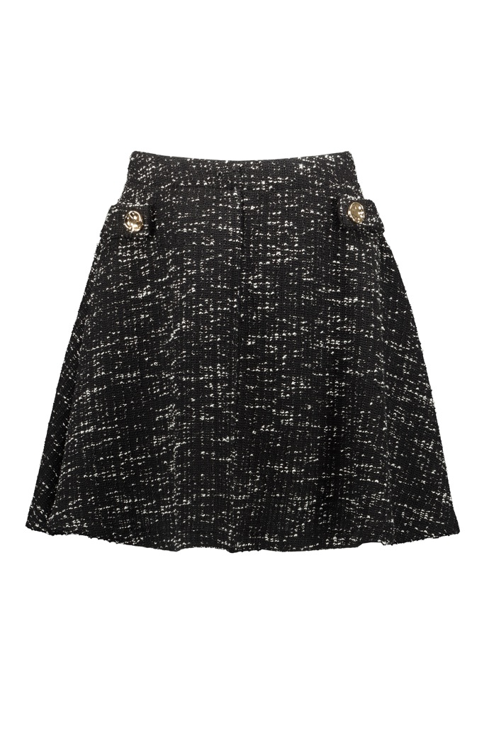 Úpletová mini sukně s knoflík, F&F, 499 Kč