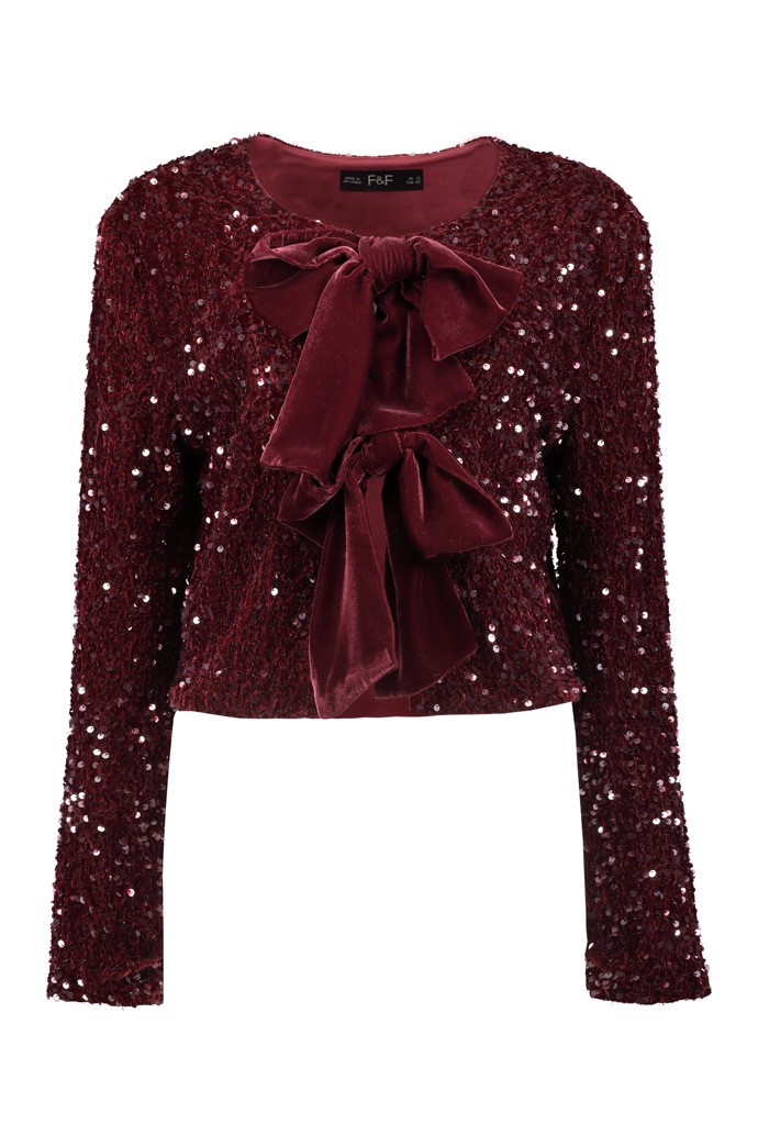 Top s třpytkami a mašlemi, F&F, 899 Kč