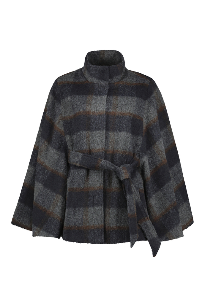 Kostkovaný zavazovací kabátek, F&F, 1499 Kč