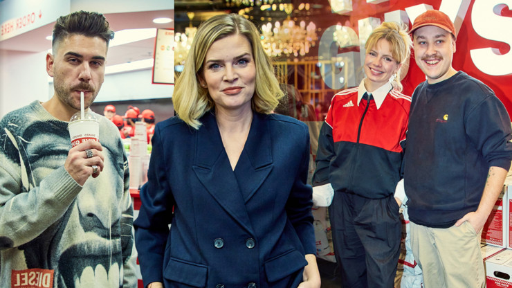 České osobnosti na otevřené pobočky Five Guys.