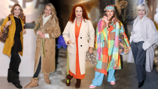 Zimní kabáty podle slavných žen: Jana Švandová si ubrala roky světlým kouskem, Sabinu Laurinovou hřeje kožešina