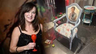 Beata Rajská pořídila domů ujetou tyrkysovou židli s vlastní podobiznou: Manžela jsem nepotěšila