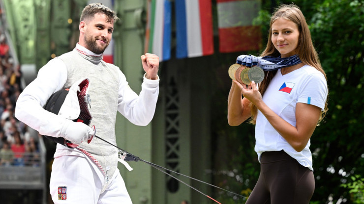 Alexander Choupenitch randí s Barborou Seemanovou.