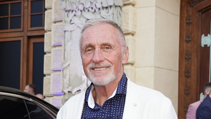 Mirek Topolánek navštívil festival v Karlových Varech.