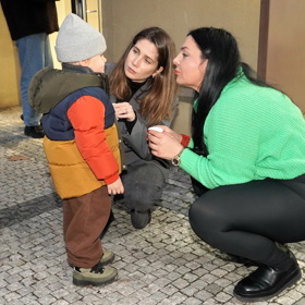 Malý syn Vojty a Radany Kotkových. 
