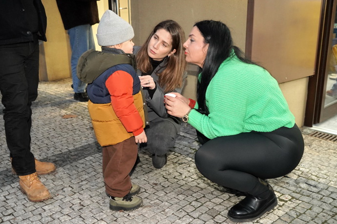 Malý syn Vojty a Radany Kotkových. 