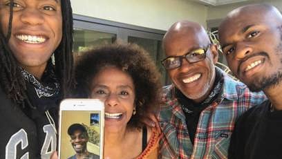 FOTO: Jubilant s celou rodinou.