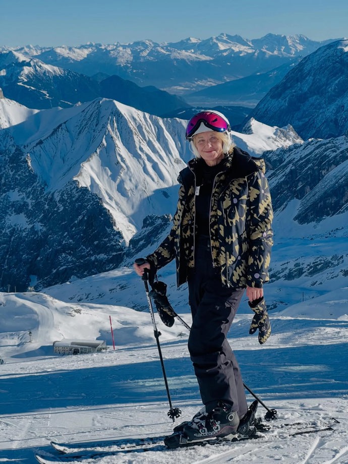 Veronika Žilková v Alpách.