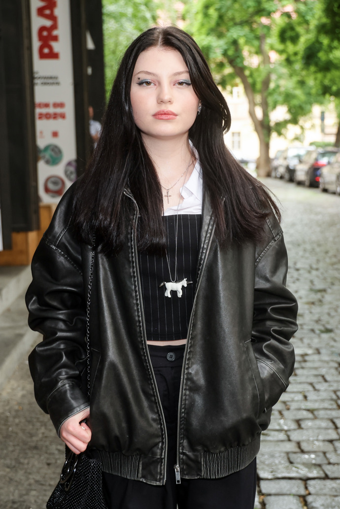 Takhle vypadala Sophie jako dlouhovláska. 