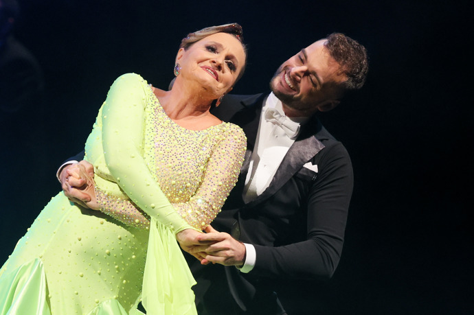 Odvážnější modely herečka vynesla i během své účasti v projektu Roztančené divadlo. Reginu Řandovou čekaly romantické standradní tance...