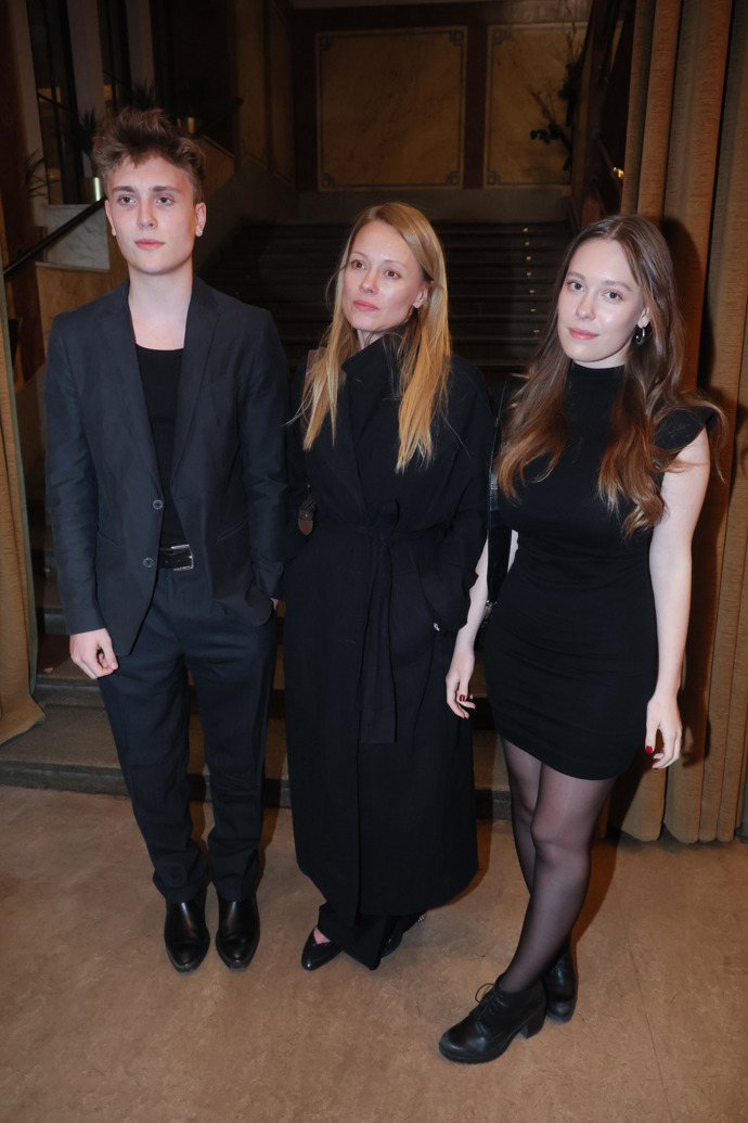 František a Rozálie se svou mámou Lindou Rybovou. 