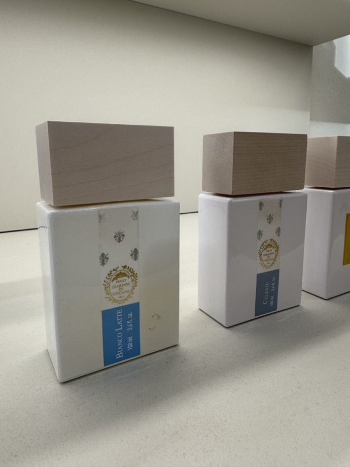 V prodejně Myskino najdete i letošní virální hit - vůni Bianco Latte od značky Ducci Giardani Di Toscana.