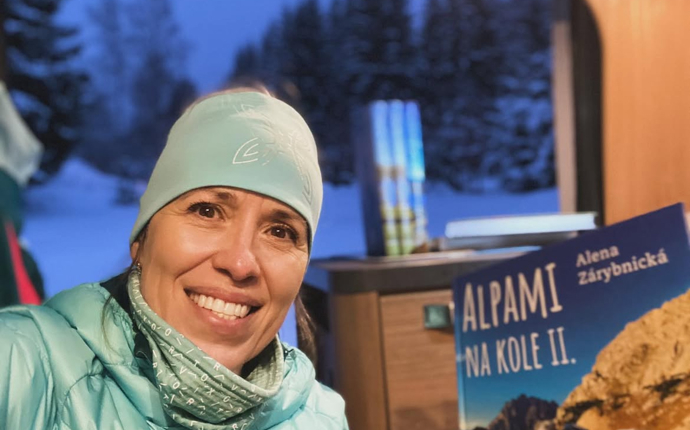 Alena Zárybnická často jezdí do hor. 