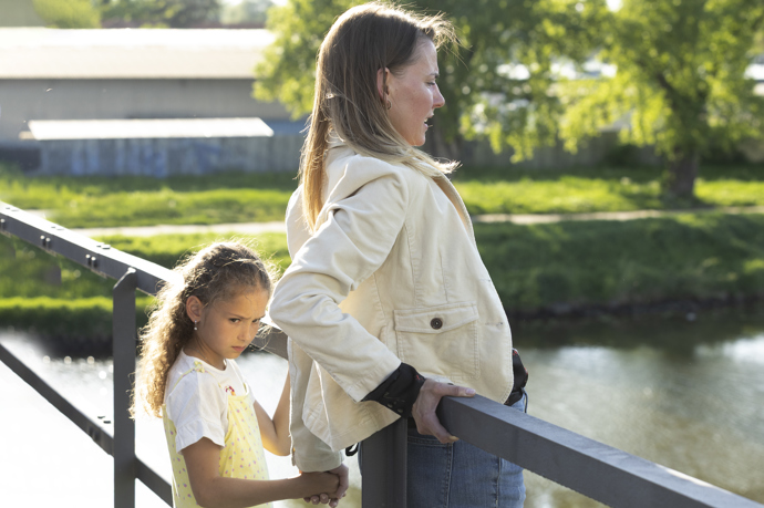 Šárka Krausová v seriálu Polabí. 
