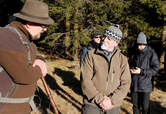 Petr Pavel v Krkonoších. 