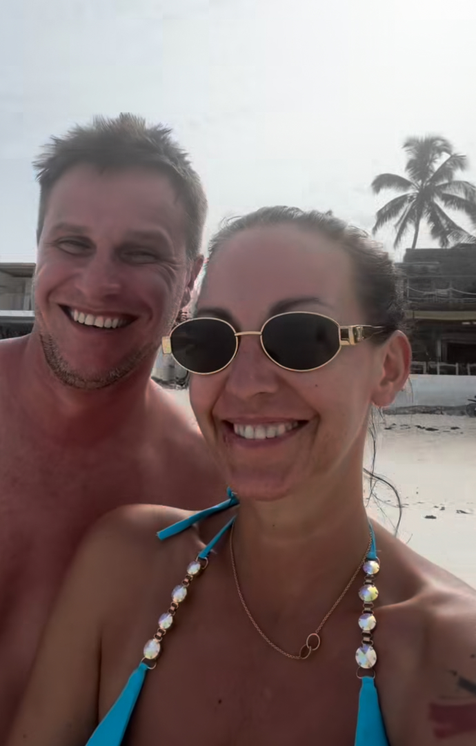 Agáta Hanychová s manželem Miroslavem. 