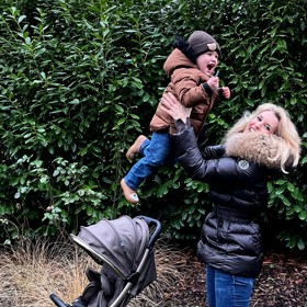 Lenka Špillarová se svým synem Tadeášem.