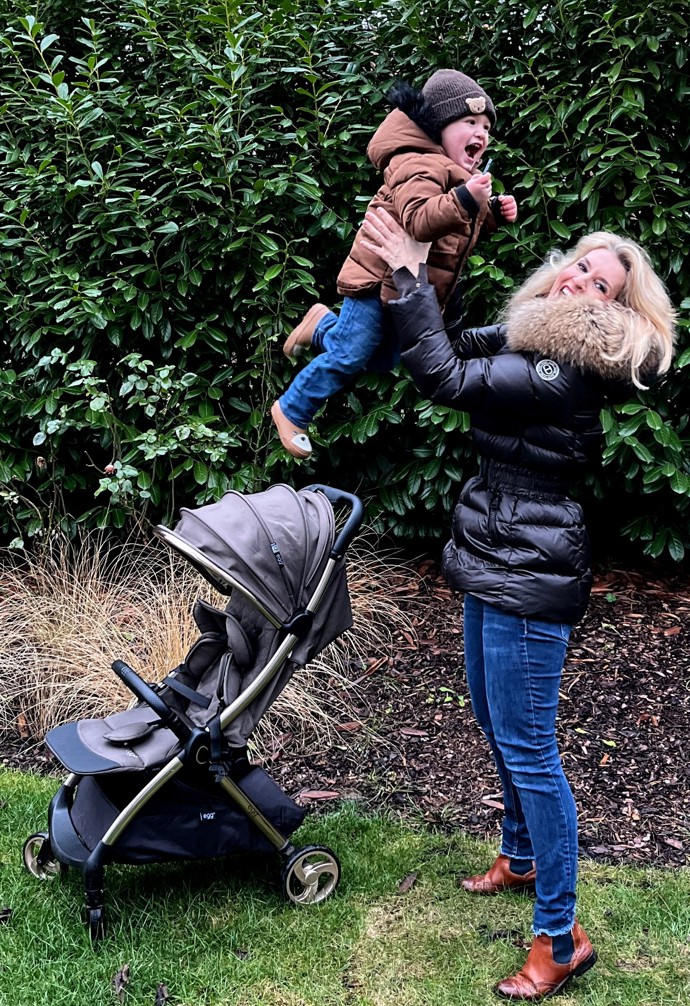 Lenka Špillarová se svým synem Tadeášem.