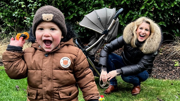 Lenka Špillarová se synem Tadeášem.