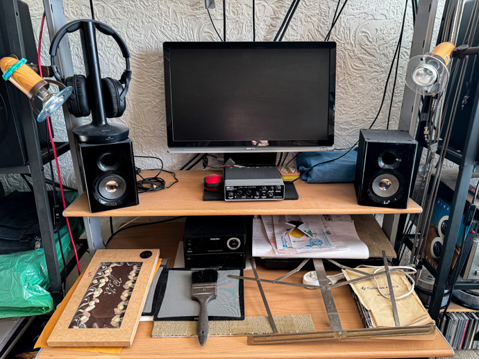 Pracovní koutek Petra Rezka