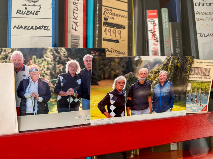 Petr Rezek s manželkou Hankou hrají rádi golf.