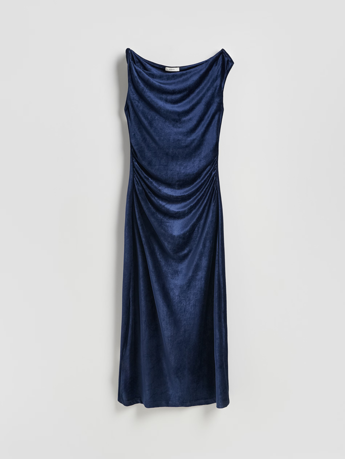 Maxi šaty ze sametu, Reserved, 599 Kč