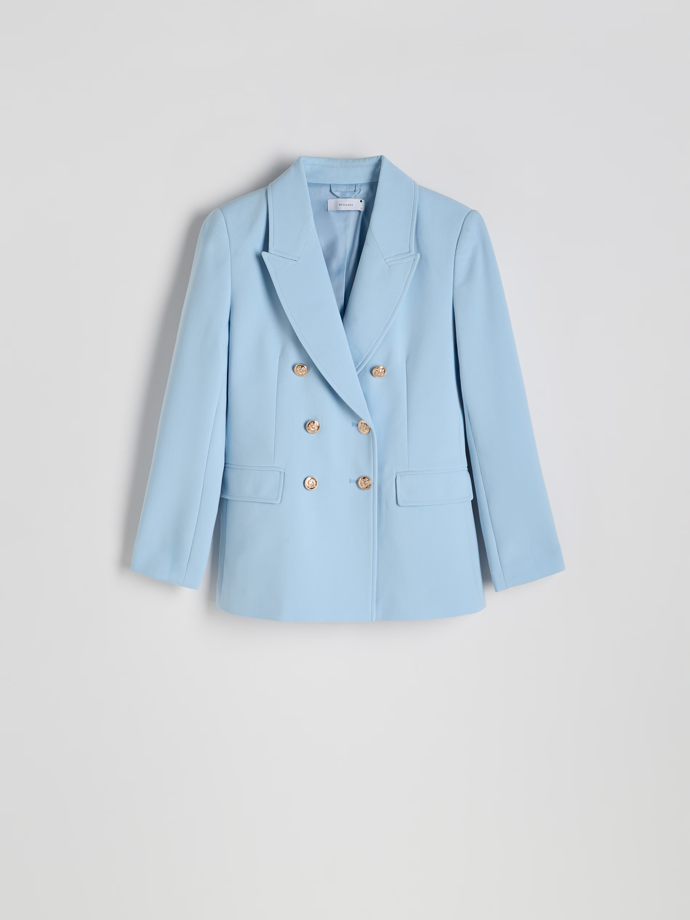 Dvouřadé sako s příměsí viskózy, Reserved, 1 199  Kč