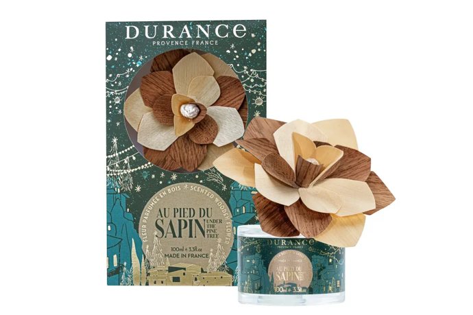 Difuzér s dvoubarevným květem s vůní borovice, Durance, 675 Kč