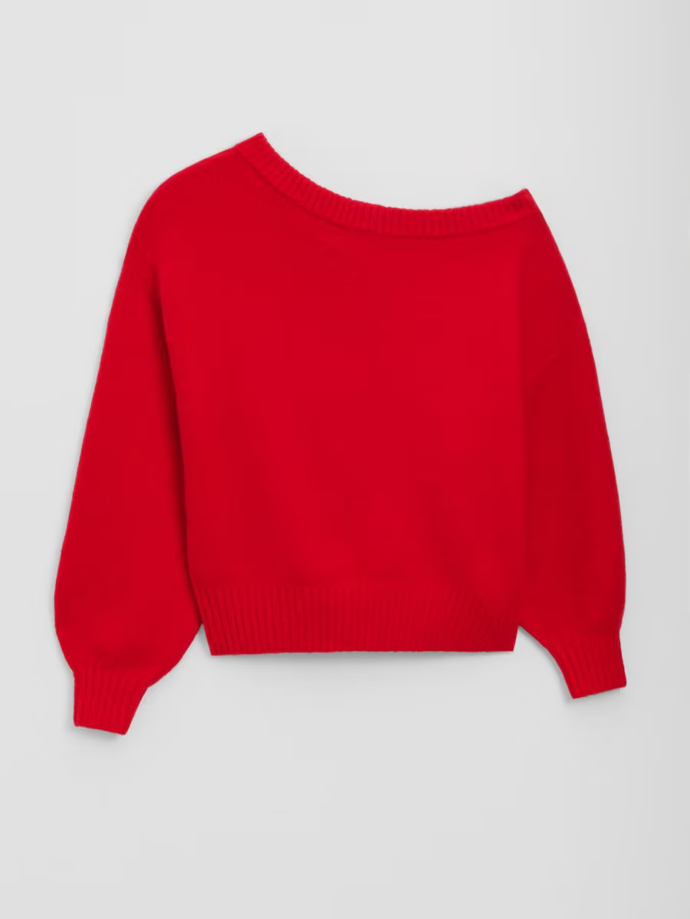 Volný asymetrický svetr z vlněné směsi, House, 799 Kč