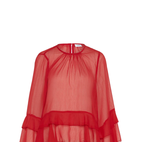 Pro dosažení podobného efektu jako Jitka Zelenková můžete sáhnout třeba po průhlední blůzce, která přímo vybízí k vrstvení. Tento kousek prodává značka Saint Tropez za 1560 Kč