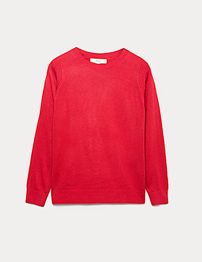 Třpytivý svetr s výstřihem ke krku, Marks&Spencer, 699 Kč