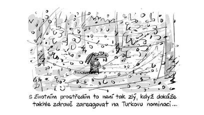 FOTO: Koláž parodujující Filipa Turka.